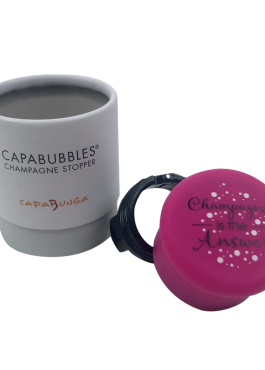 Champagne Stopper ‘Champagne is the Answer’ by CapaBubbles®
