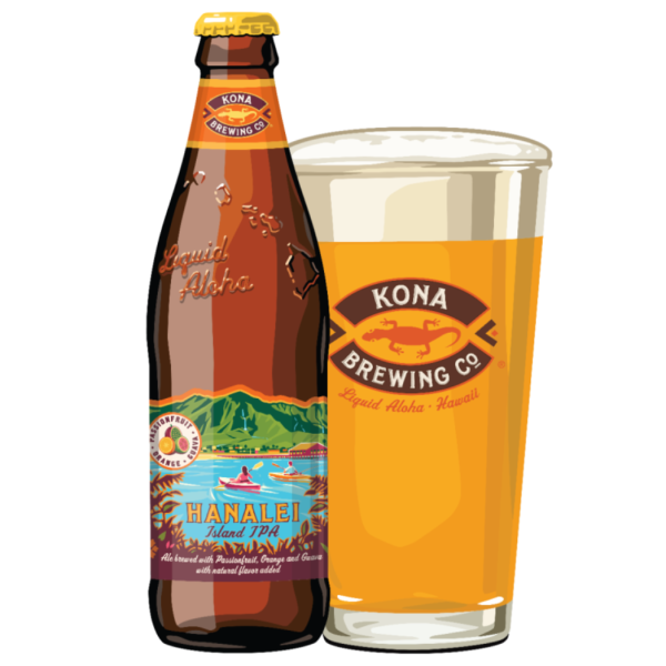 Hanalei Island IPA, Kona Brewing Co, 355ml, 4.5%