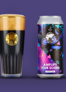 Amplify Your Sound Black Lager, Lost And Grounded, 5.2%