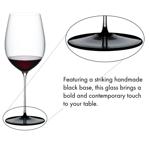 Riedel Fatto A Mano Black Tie Bordeaux Grand Cru - Image 3