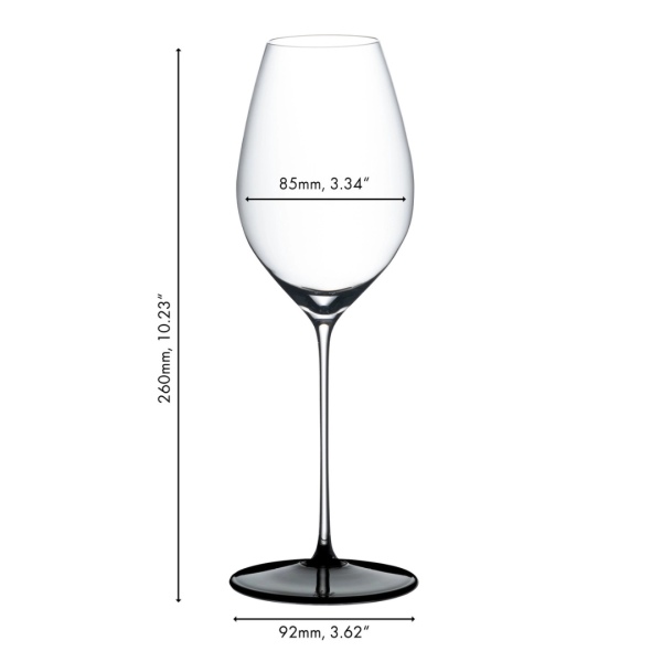 Riedel Fatto A Mano Black Tie Champagne / Sauvignon Blanc - Image 5