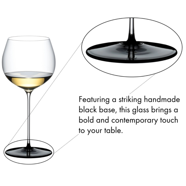 Riedel Fatto A Mano Black Tie Chardonnay - Image 4