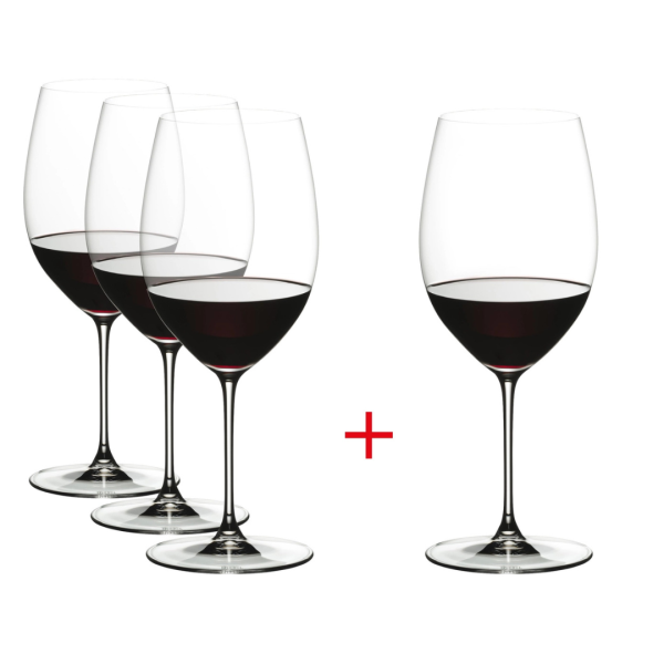 Riedel Veritas Cabernet/Merlot – Value Pack Buy 3 Get 4