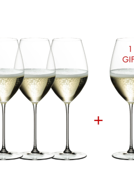 Riedel Veritas Champagne – Value Pack Buy 3 Get 4