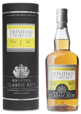 2013 Trinidad 8 Year Old Rum, Bristol Classic Rums